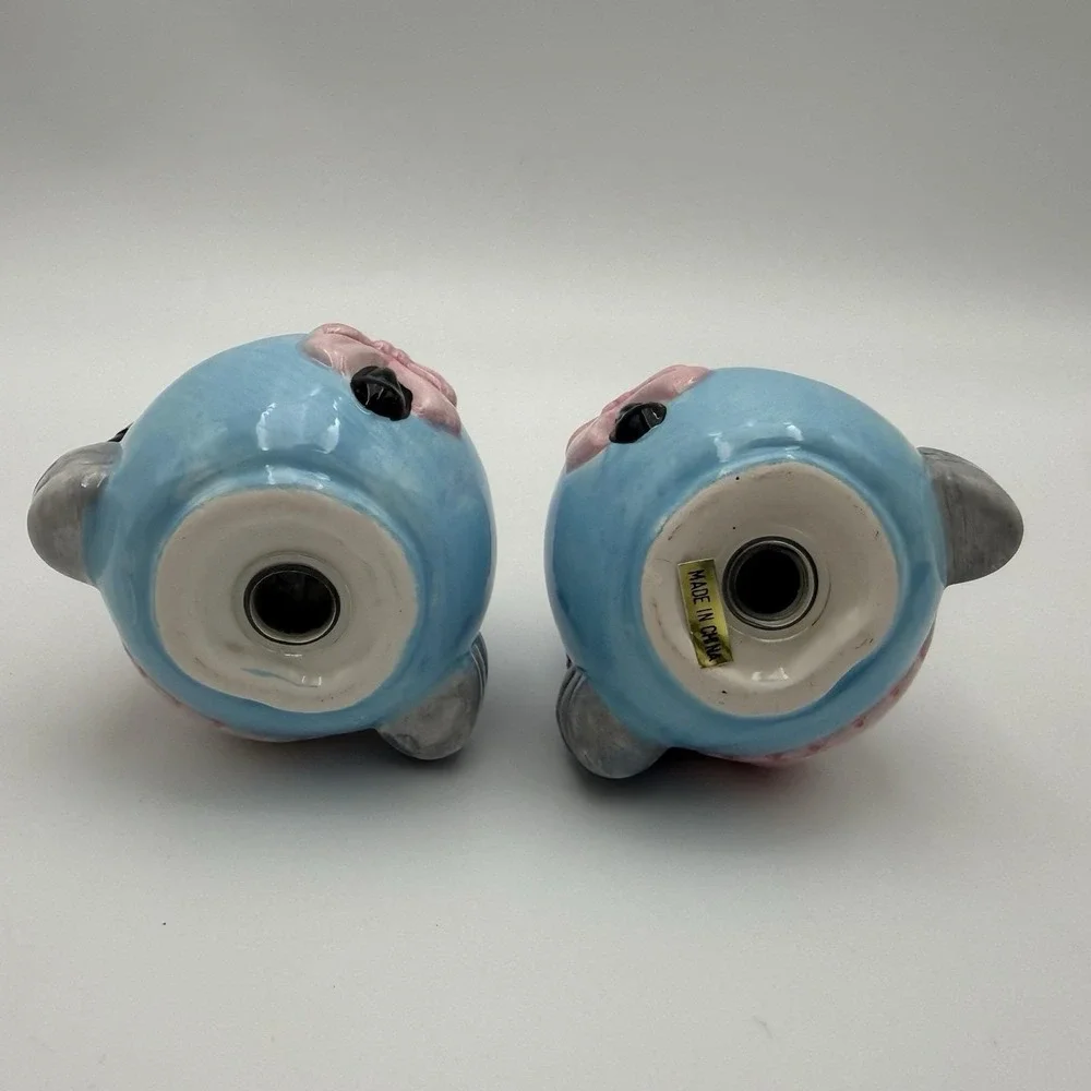 Vintage Milk Carton and‎ Cow Salt And Pepper Shakers Set Anthropomorhic 1990s